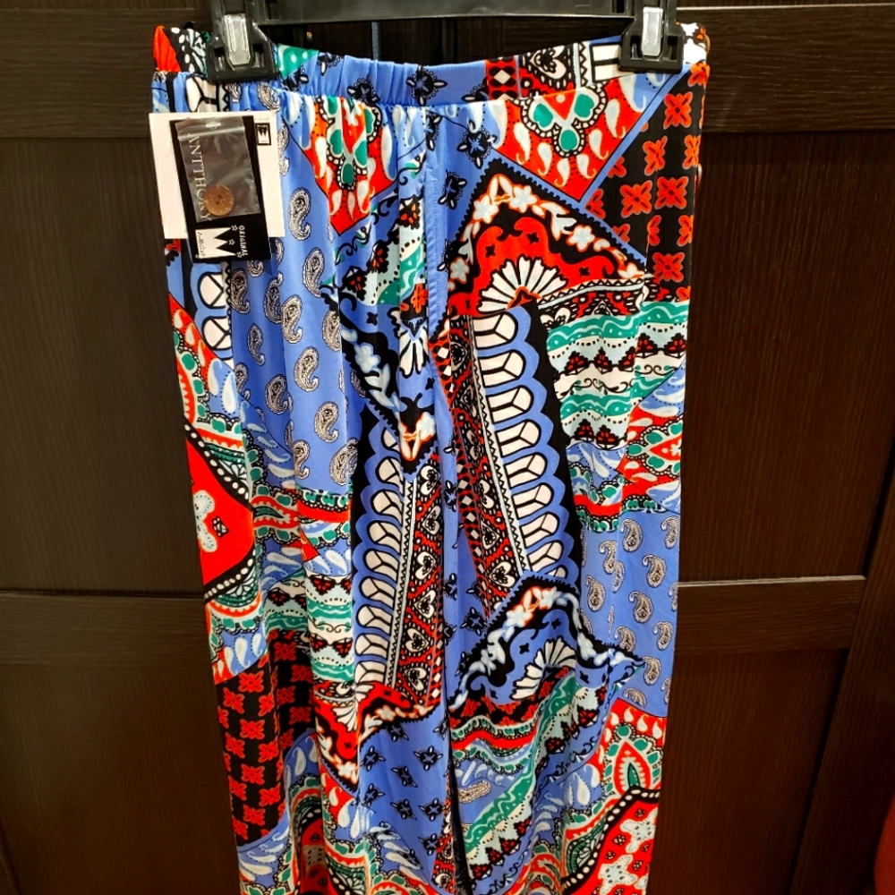 Colorful Aline skirt polyester and spandex